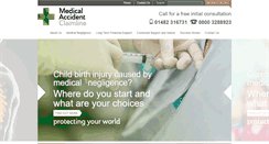 Desktop Screenshot of medicalaccidentclaimline.co.uk